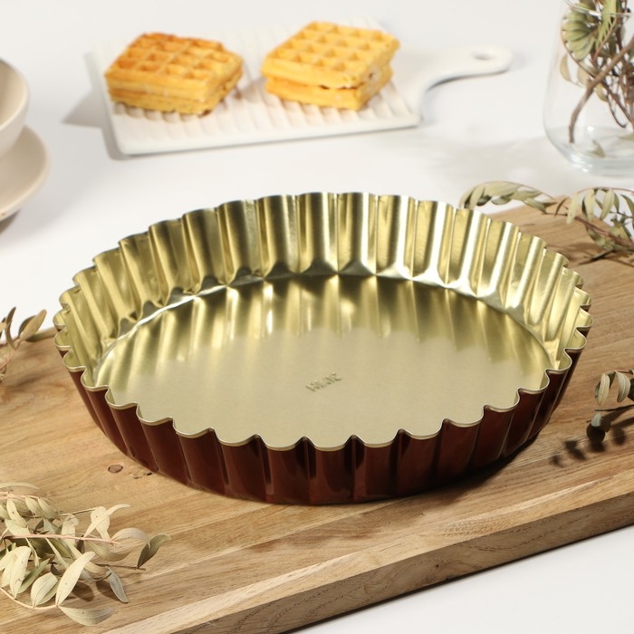 Форма для выпечки торта «Солнце», d=27,5 см , h=5,5 см, антипригарное покрытие, цвет МИКС