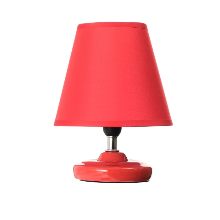 Лампа настольная Лампа настольная "Мини" 1х40Вт Е14 красный 15х15х20см МОДЕЛЬ: 3133993