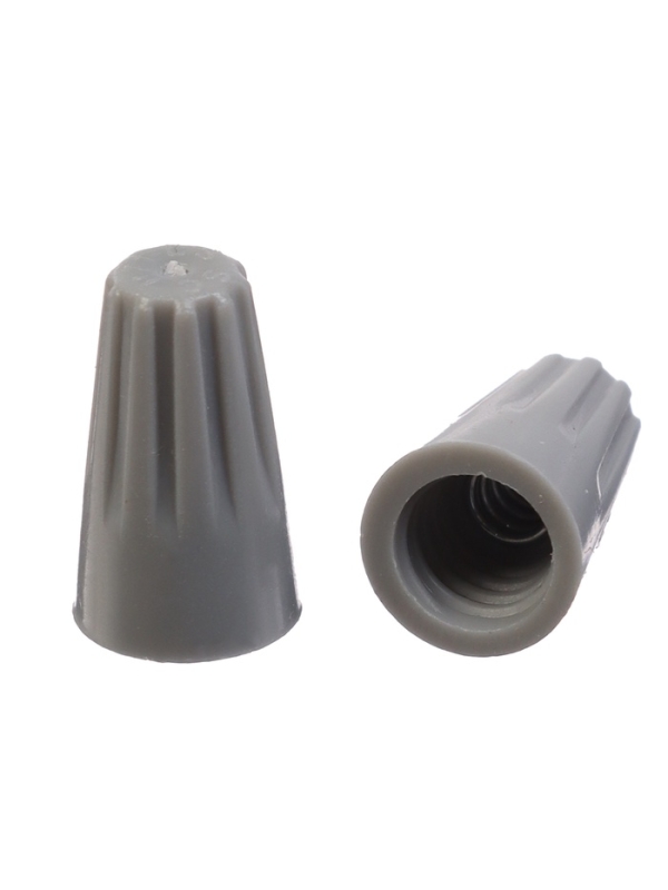 Соеденительный изолирующий зажим для проводов СИЗ-1, 1.0-3.0 мм, серый, набор 100 шт