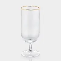 Набор бокалов для пива "Руно" на ножке, 390 мл, 6 шт, р-р 1й шт 17,5х7 см