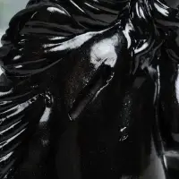Копилка "Голова коня" высота 25 см, чёрный