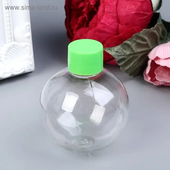 Баночка для скрапбукинга  Баночка для скрапбукинга "Шарик" 90 мл МИКС 7х5х5 см