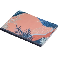 Тетрадь общая  Attache Selection Navy nature Персиковый А5 80л клетка, ШКС