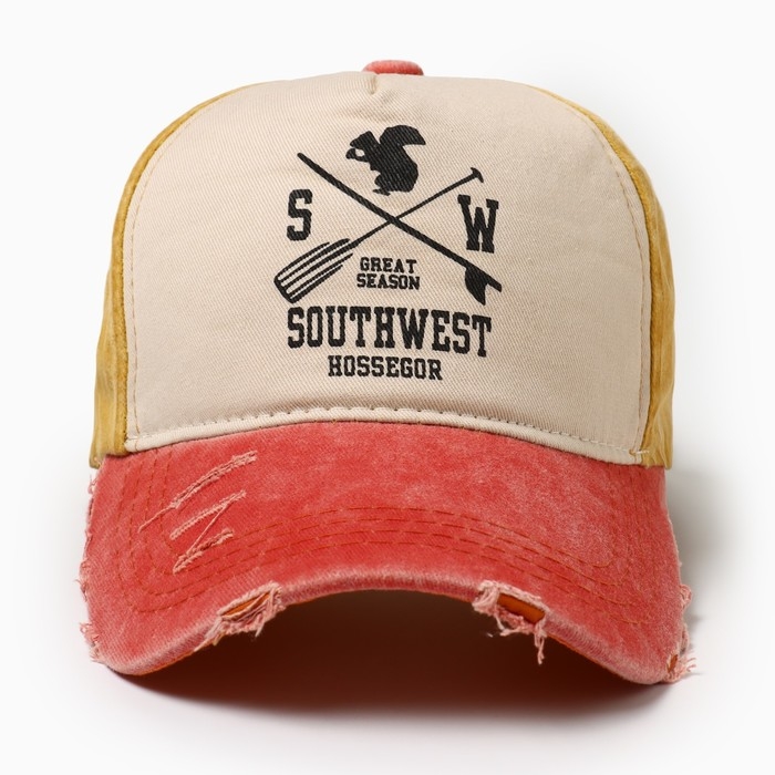 Кепка мужская MINAKU Кепка мужская MINAKU "Southwest", цвет горчичный, размер 56-58