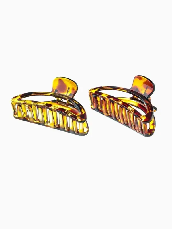 Крабик для волос &laquo;Леопардовый принт&raquo;, овал, 9 см, МИКС