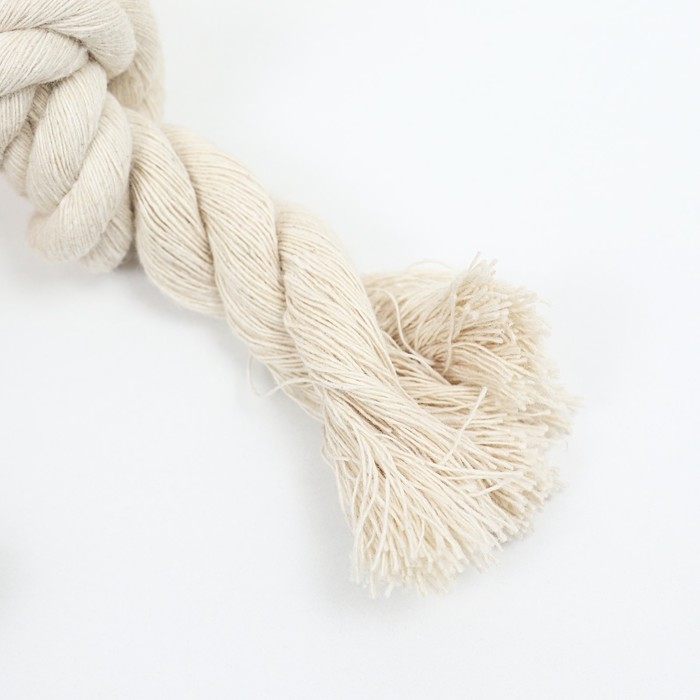 Игрушка текстильная с канатом  Игрушка текстильная с канатом "Котэ" с пищалкой, шуршащая, 26 х 28 см