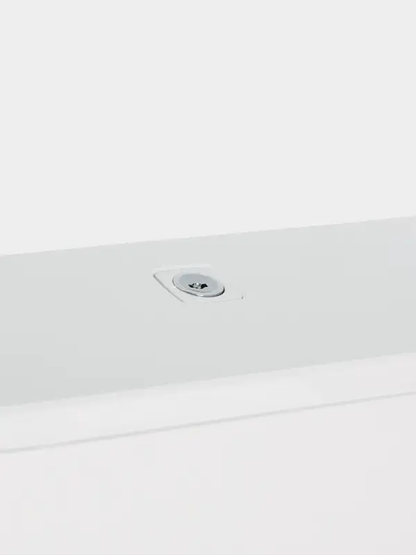 Диспенсер бумажных полотенец в листах, пластик белый