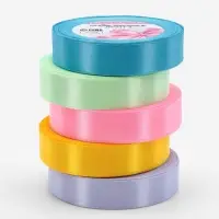 Атласная лента, набор 5 шт. &laquo;Весенний&raquo;, 20 мм, 23&plusmn;1 м