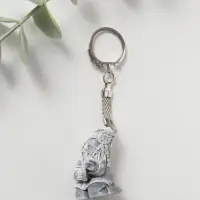 Брелок "Шаман сидит с бубном" маленький , 3,7см