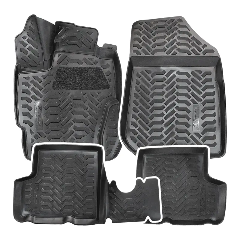 Коврики в салон 3D Renault Duster / Kaptur 4WD (2015-) AVS SK-34 (4 шт.)