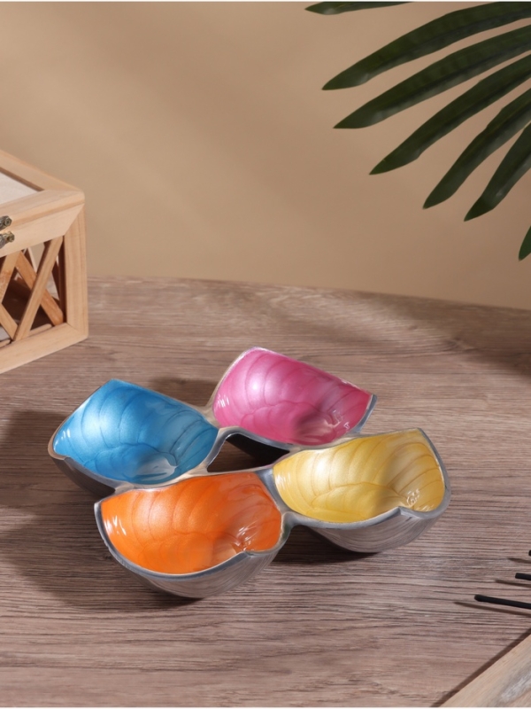 Менажница  Менажница "Микс" алюминий 23х23х4 см