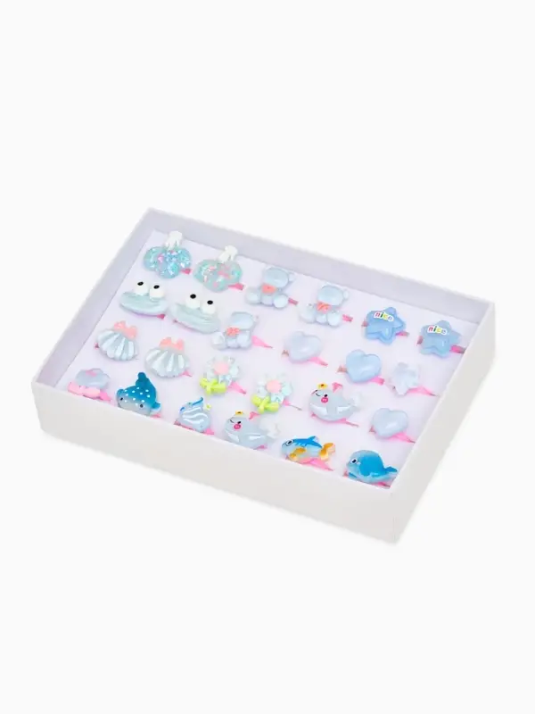 Кольцо «Выбражулька» русалка, форма МИКС, цветное, безразмерное Кольцо «Выбражулька» русалка, форма МИКС, цветное, безразмерное