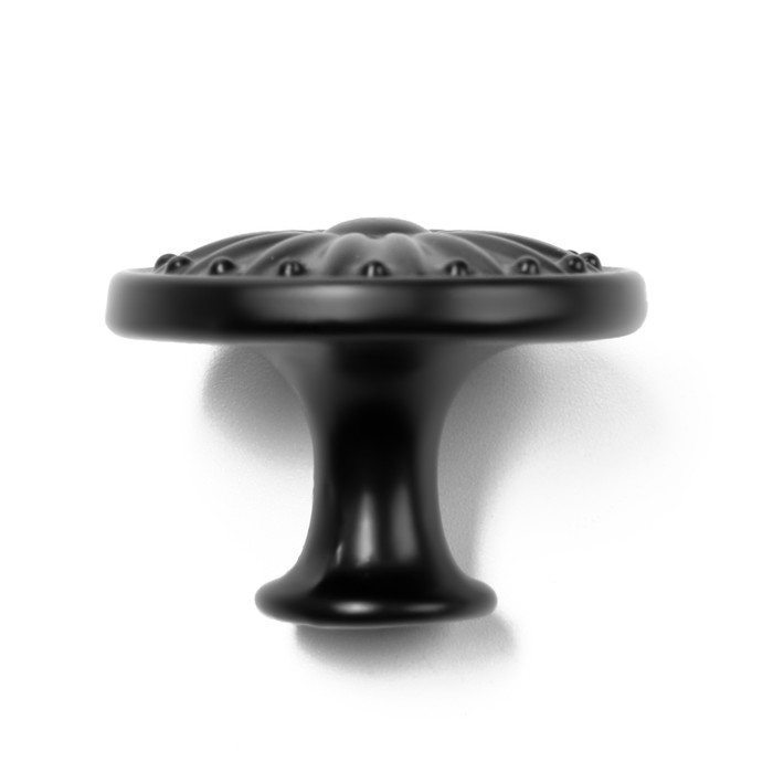 Ручка кнопка ТУНДРА РК122BL (FE112BL), черная, 8 шт TMP Ручка кнопка ТУНДРА РК122BL (FE112BL), черная, 8 шт TMP