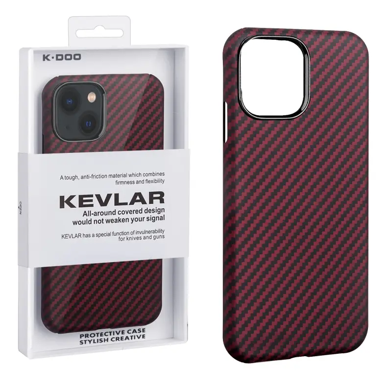 Чехол iPhone 13 Mini Kevlar  Red
