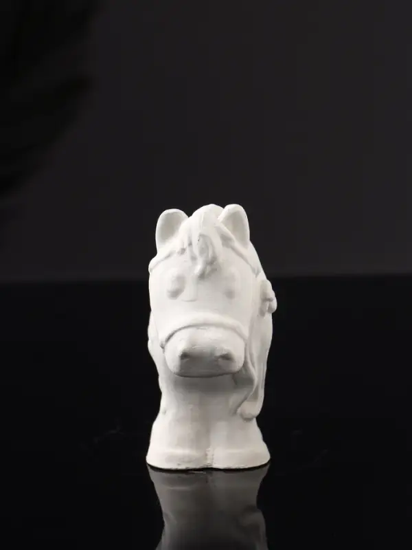 Фигура Фигура "Лошадка" 8х10х4 см, натуральный, гипс