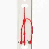 Браслет-оберег &laquo;Красная нить. Узел&raquo;, d=6 см, красный