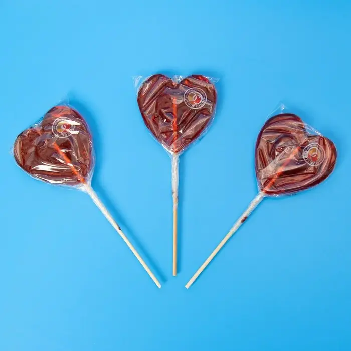 Леденцовая карамель на палочке Dendy Candy, "Сердце", 40 г