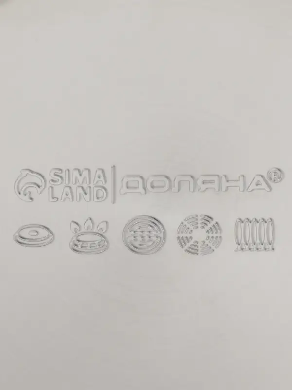 Чайник Доляна &laquo;Мрамор&raquo;, 3 л, со свистком, нержавеющая сталь, хромированный