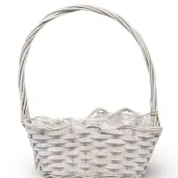 Набор корзин 3 шт, 39х20х14, 26х17х13, 21х13х11  лоза белый