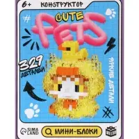UNICON Конструктор ""Cute pets", котик с уточкой UNICON Конструктор ""Cute pets", котик с уточкой