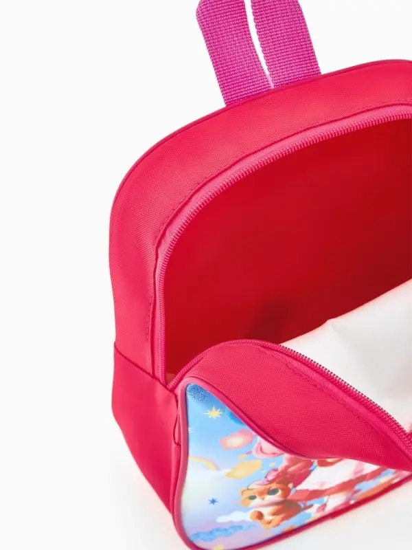 Рюкзак детский 20,5*9*24, отд на молнии, девочка ярко-розовый Рюкзак детский 20,5*9*24, отд на молнии, девочка ярко-розовый