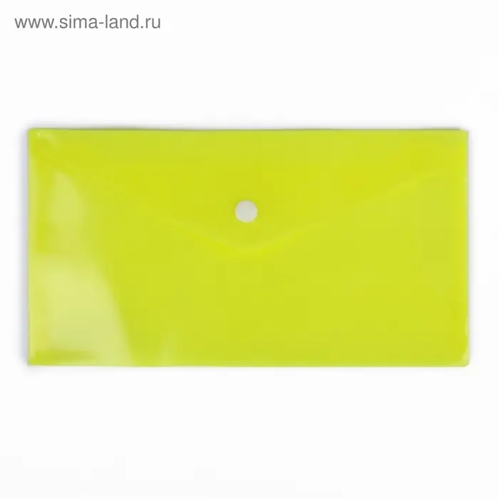 Папка-конверт на кнопке, travel, 180 мкм, рифлёная, МИКС