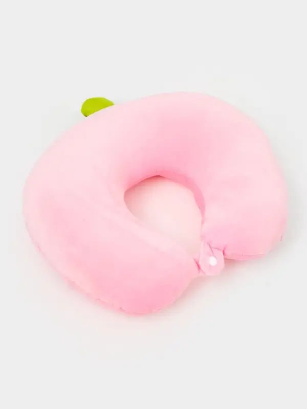 Мягкая игрушка - антистресс подголовник "Клубничка" с маской для сна