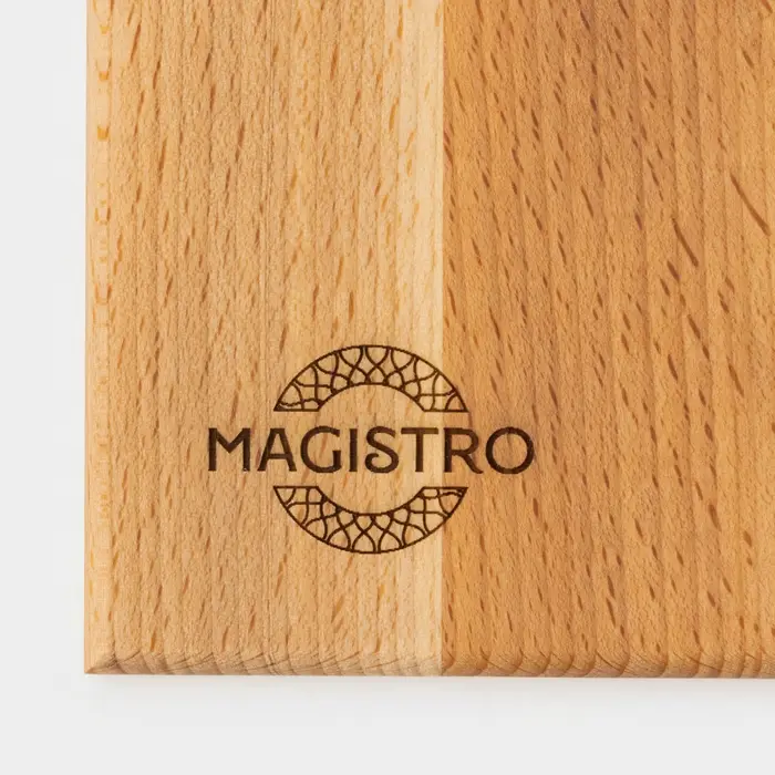 Доска разделочная Magistro, 40&times;30&times;1.2 см, дерево дуб