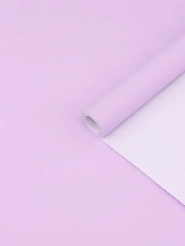 Бумага упаковочная крафт &laquo;Сиреневая&raquo;, 0.68&times;10&plusmn;5% м, 70 г