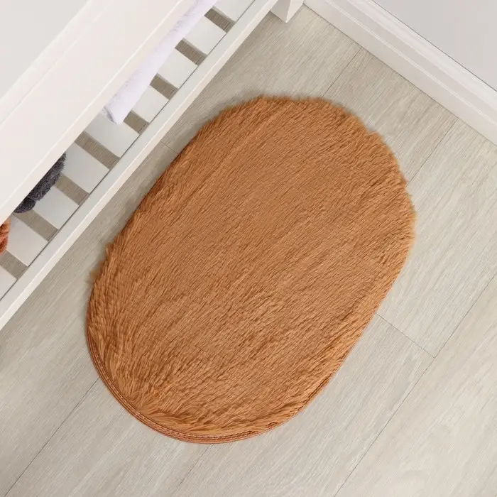 Коврик овальный Доляна &laquo;Пушистик&raquo;, 40&times;60 см