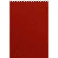 Блокнот А4 60л клетка гребень OFFICE КРАСНЫЙ 61377