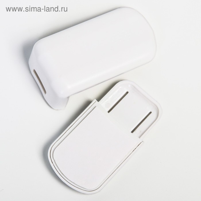 Блокиратор для выдвижных ящиков, цвет белый, пластик, Крошка Я