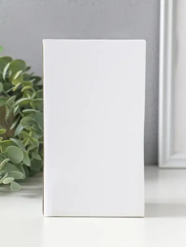 Сувенир полистоун "Девочка с хвостиками в белом платье в горох, с щенком" 8,5х5,5х13 см