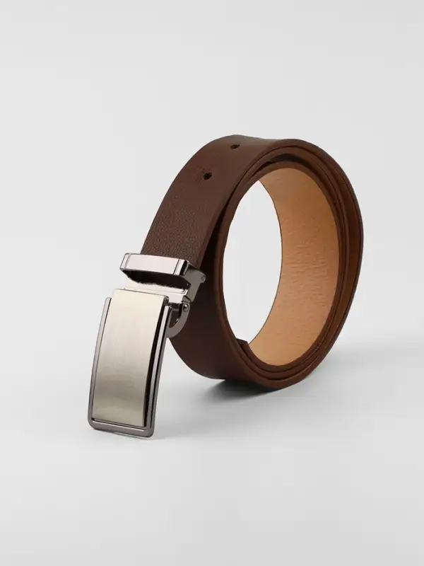 Пряжка для ремня, автоматическая, 7.8&times;3.5 см, цвет чёрный никель