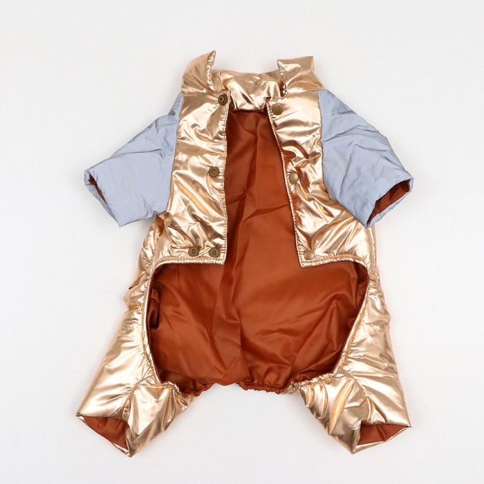 Комбинезон Комбинезон "Ультра", размер 12 (ДС 28 см, ОГ 38 см, ОШ 27 см), золотой