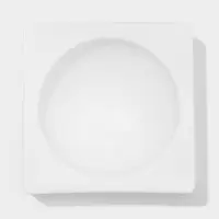 Форма для муссовых десертов и выпечки KONFINETTA &laquo;Полусфера&raquo;, силикон, 19.4&times;8 см, d=16 см, белая