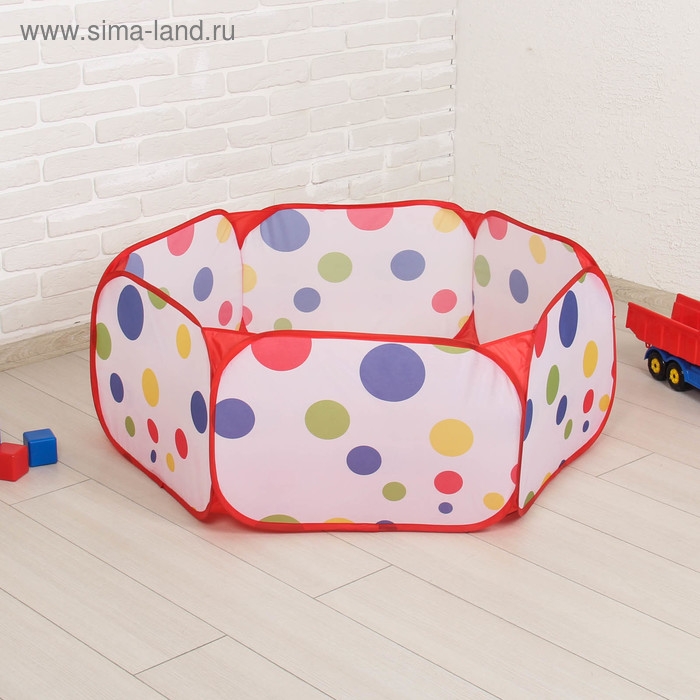 Сухой бассейн для шариков  Сухой бассейн для шариков "Шарики", размер: 100/110, h=40 см