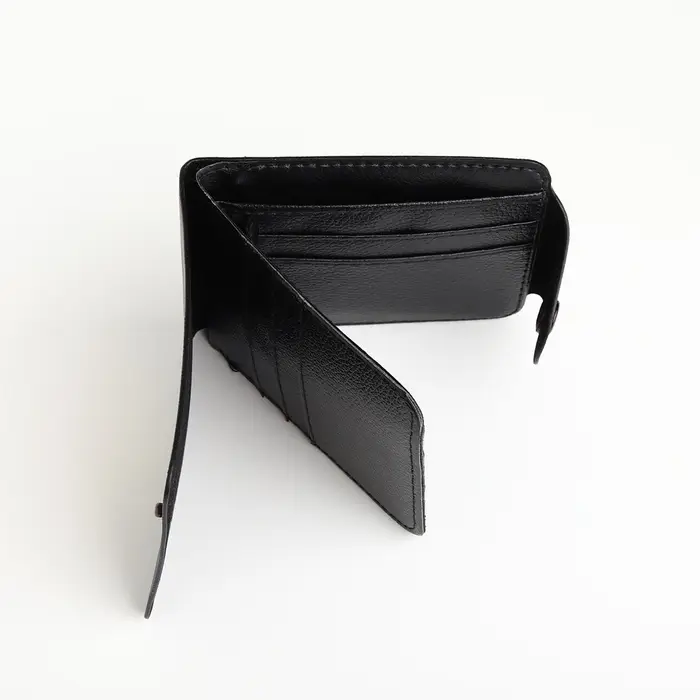 Кошелёк детский &laquo;Коала&raquo;, маленький, на кнопке, чёрный