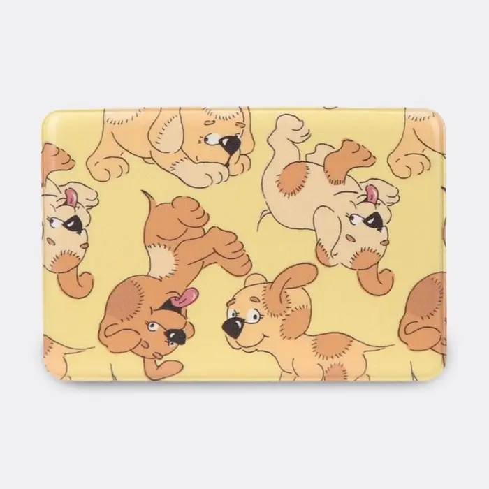 Обложка для проездного, пропуска, цвет жёлтый Обложка для проездного, пропуска, цвет жёлтый