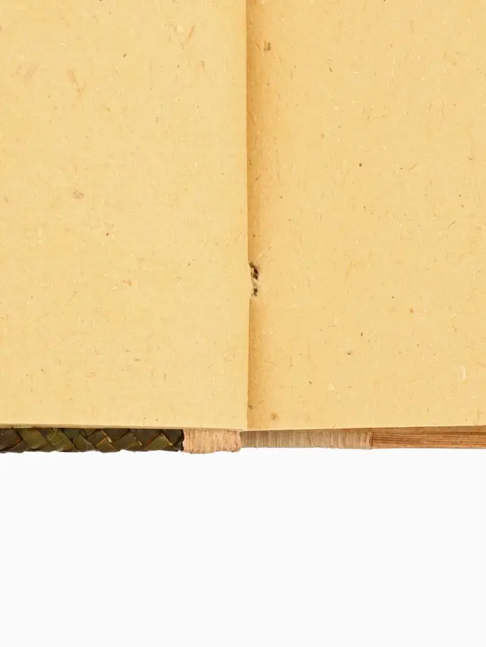 Записная книжка плетеная, 48 листов, 17х22х2 см, цв. бежево-бирюзовый Записная книжка плетеная, 48 листов, 17х22х2 см, цв. бежево-бирюзовый