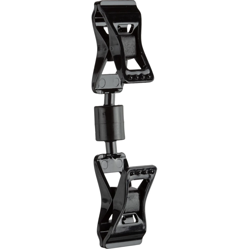 Ценникодержатель для ценника-прищепка черная FXS-DBL, 10 шт/уп