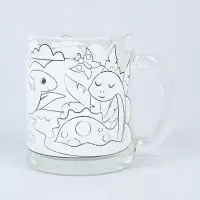 Кружка для росписи + игрушка  "Дино" (без краски)