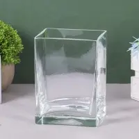 Ваза для цветов &laquo;Доминик&raquo;, 700 мл, 7.5&times;10&times;14.5 см, стекло, прозрачная