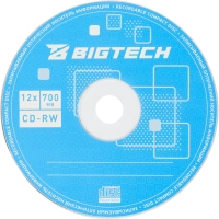 Носители информации Bigtech YCDRWB001 CD-RW/700 МБ/12x/50шт/уп (бокс)