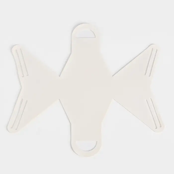 Кожаная подарочная сумочка для бижутерии и сувениров, белая с бантом (лента), 13&times;12&times;5.5 см