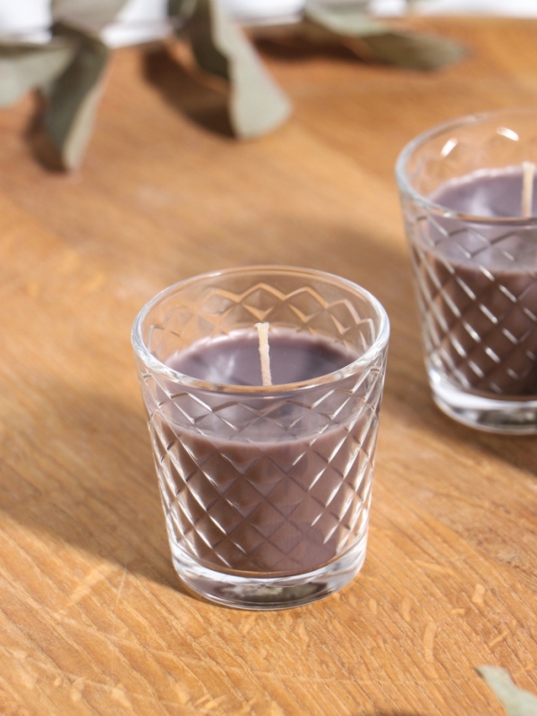 Свеча ароматическая в стакане (набор 3 шт) по 50 мл, 10 ч, 32 гр, АРАБИКА