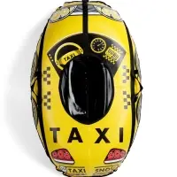 Тюбинг-ватрушка овальный МАШИНКА желтая Тюбинг-ватрушка овальный МАШИНКА желтая