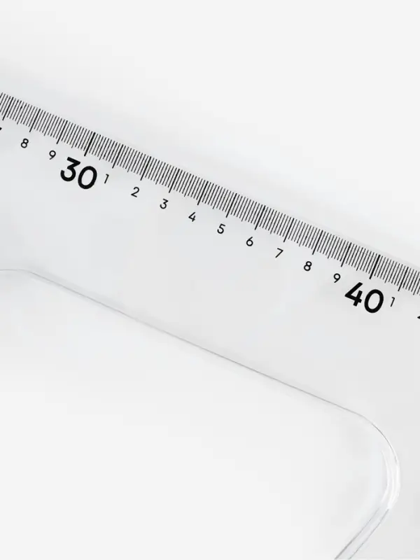 Транспортир портновский 180&deg;, пластик