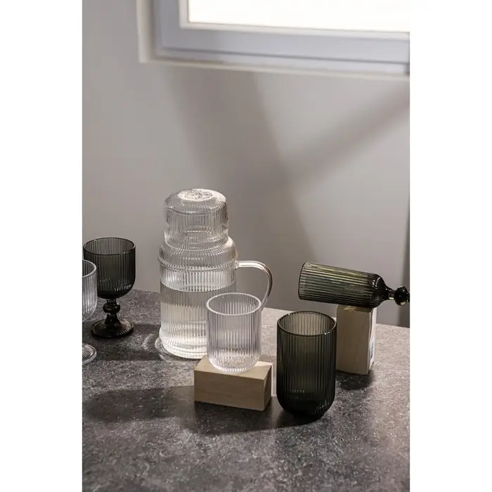 Стакан Magistro &laquo;Грани&raquo;, 400 мл, 8&times;13 см, стекло, графитовый