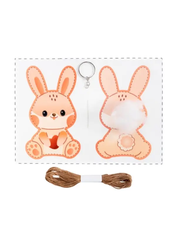 Игрушка брелок своими руками "Зайка"